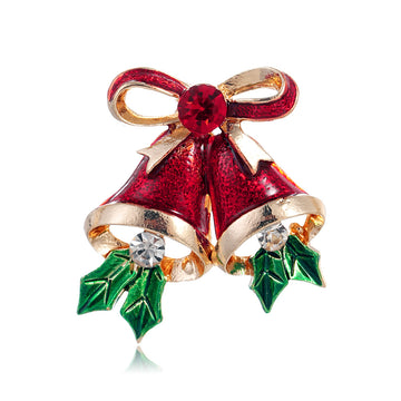 Bell Enamel Metal Brooch Pin for Jackets and Lapels
