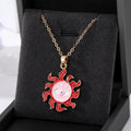 Gold and Silver Tone Enamel Sun Evil Eye Pendant Necklaces view 3