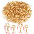 Threaded Screw Eye Pins in Two Sizes Jewelry Findings view 7