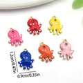 Gold-Tone Octopus Metal Charms with 14 Listed Options view 3