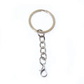 Split Key Rings With Lobster Clasps in Three Sizes and Finishes view 9