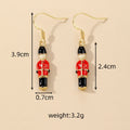 Gold Enamel UK Guard Boot Heel Sneaker Earrings 5 Styles view 5