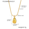 Gold Teardrop