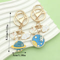 Space Charm Keychains in 2 Pictured Variations for Bags and Keys view 3