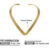 Gold V Collar