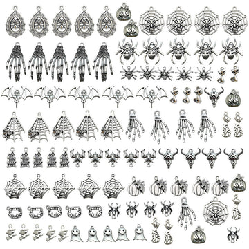 Silver-Tone Seashell Metal Charms with 12 Listed Options