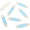Colorful Enamel Pencil Jewelry Components For DIY Earrings And Bracelets Charms view 8