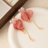 Pink Clip Tassels
