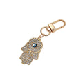 Rhinestone Hamsa Hand Evil Eye Alloy Keychains 4 Styles view 5