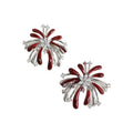 Firework Stud Earrings In Four Color Finishes Statement Jewelry view 5