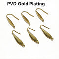 Long Teardrop Earring Hooks in Eight Finish Options view 9