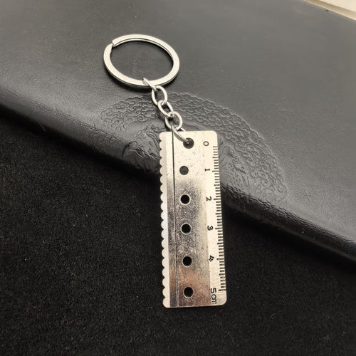 Mini Caliper Zinc Alloy Measurement Tool Keychain Pendant