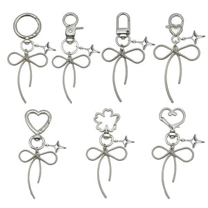 Butterfly Charm Keychains in 8 Pictured Variations for Bags and Keys