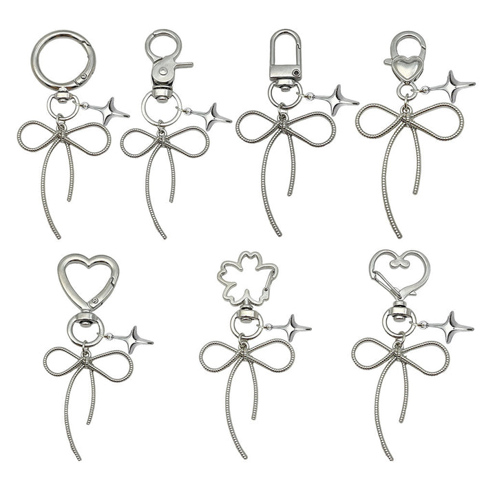 Butterfly Charm Keychains in 8 Pictured Variations for Bags and Keys