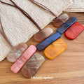 Stacked Color Block Cord Necklace in Three Combinations view 4