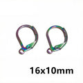 Stainless Steel Earring Hooks and Hoops in Twelve Styles view 8