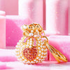 Pink Pearl-Heart-Pouch