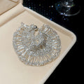 Crystal Lace Fringe Necklace And Bracelet Gold Silver view 4