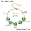 Light-Green Gold Bracelet