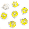 Polished Gold Silver Daisy Alloy Charms in 16 Styles view 11
