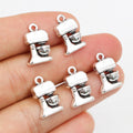 Mini Stand Mixer Kitchen Charms in Antique Silver Finish view 6