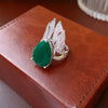Green Leaf Oval