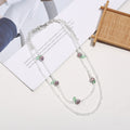 Layered Seed Bead Necklace With Fruit Charm Beads And Lobster Clasp view 6