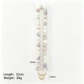 Marbled 12mm Round Bead Necklace With Six Colorways view 8