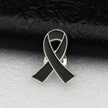 Red Ribbon Heart Alloy Keychain for Awareness Event Gifts
