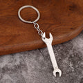 Metal Tool Keychain Gift Pendant with Wrench Hammer Screwdriver Designs