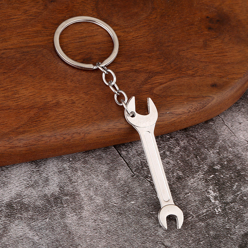 Metal Tool Keychain Gift Pendant with Wrench Hammer Screwdriver Designs