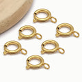 Gold-Tone Spring Clasp Jewelry Findings with 10 Listed Options view 9