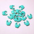 Tiny Enamel Crab Metal Charms in Nine Color Options view 12