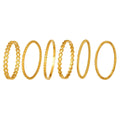 Stainless Steel Geometric Heart Clasp Bangles Gold Steel view 5