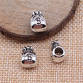 Money Bag Large Hole Beads in Detailed Metal Finishes for Jewelry Making view 2