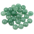 Fine Glitter Round Resin Cabochons in Thirteen Color Options view 2