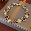 Purple Oval Necklace