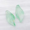 Green Frosted Gold-Flecked