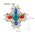 Red Cross Two Designs Metal Brooch Pin for Jackets and Lapels view 2
