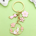 Blossom and Flower Charm Keychains in 16 Pictured Variations for Bags and Keys view 4
