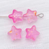 Rose-Red Frosted Gold-Flecked