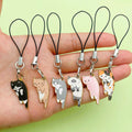 Cat Charm Keychains Featuring Fruit Across 13 Pictured Variations view 2