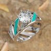 Turquoise Stripe Size 8