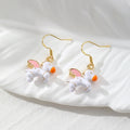 Gold Enamel Mini Animal Character Earrings 6 Cute Styles view 7