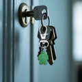 Green Synthetic Turquoise Turtle Lobster Clasp Keychain view 4
