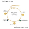 Gold Stone Anklet