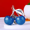 Blue Glitter-Cherry
