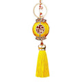 Chinese Fu Plaque Tassel Keychains in Four Colors plus Assorted view 5