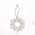 Rhinestone Snowflake and Wreath Christmas Hangers 4 Styles view 5