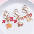 Horse Charm Keychains Featuring Apple Across 30 Pictured Variations view 3